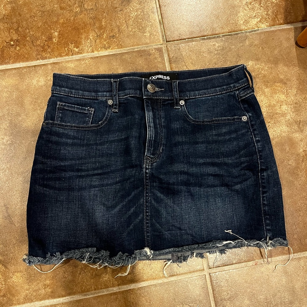 Express Jean mini skirt